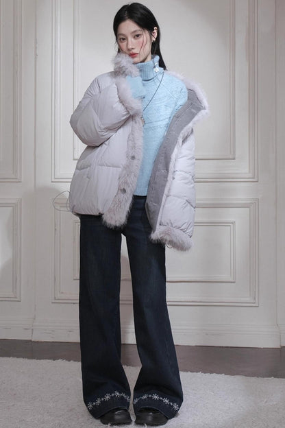 ミッドナイトブルースリムフィットパンツ