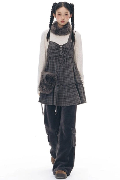 スリムカジュアルフレアパンツ