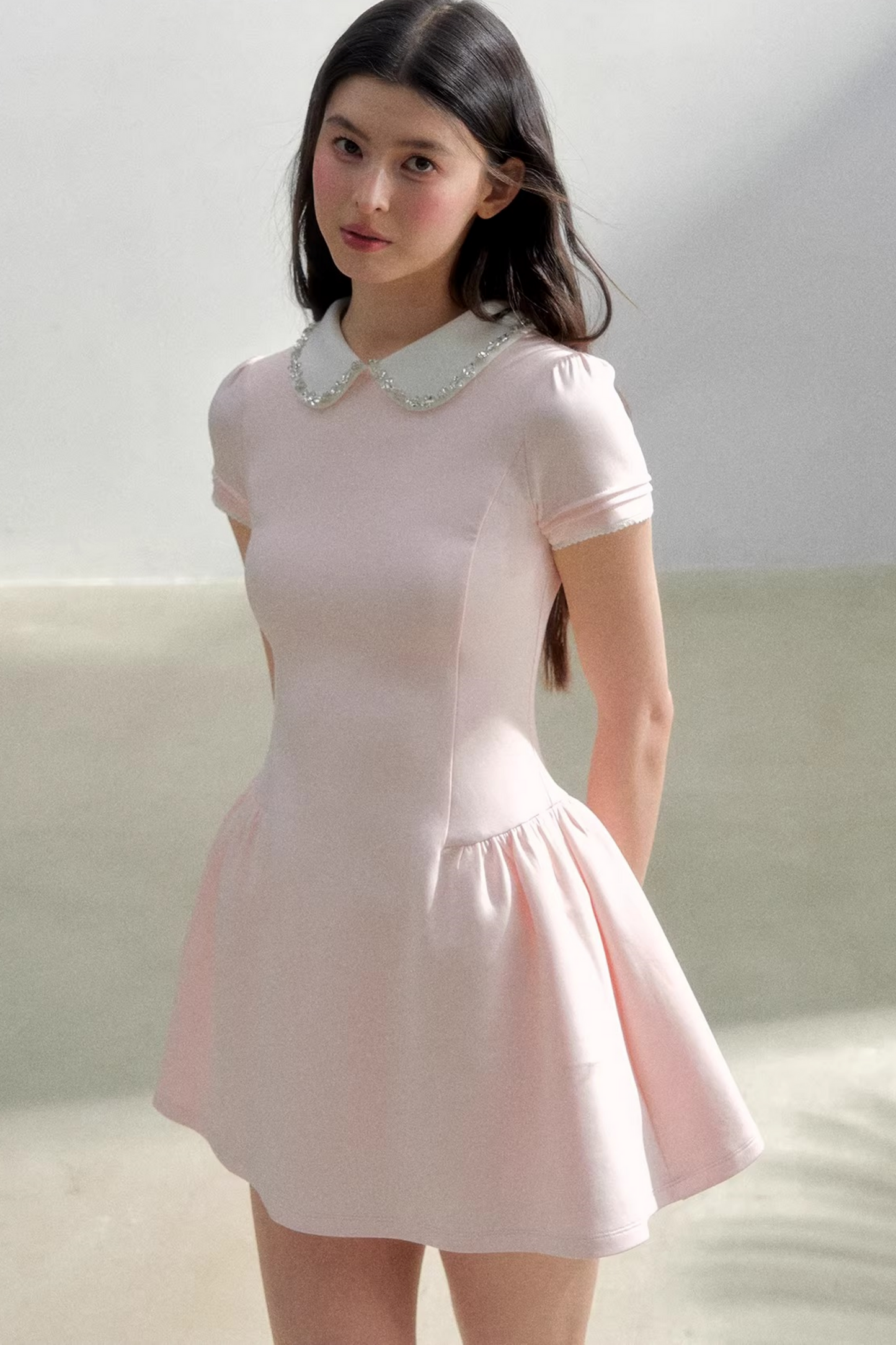 Retro Rhinestone Princess Dress