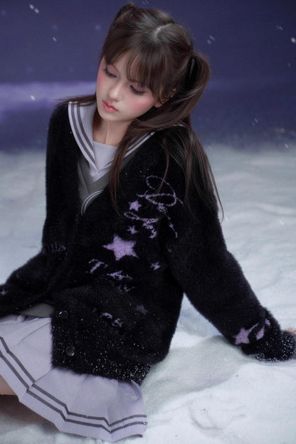 Heart Beat Graffiti Cardigan