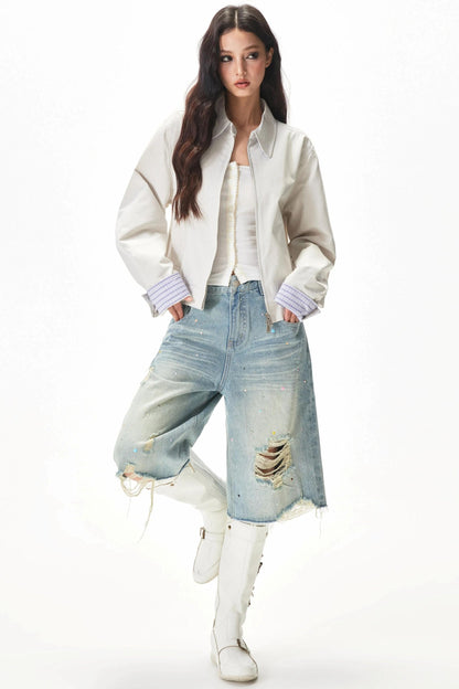 レトロポルカドットジャケット