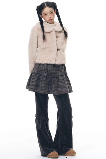 ドールカラーフォックスファーコート