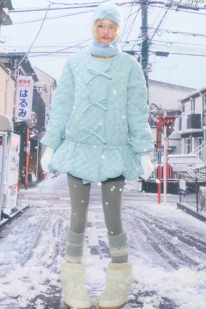 Middle length ribbon suite court