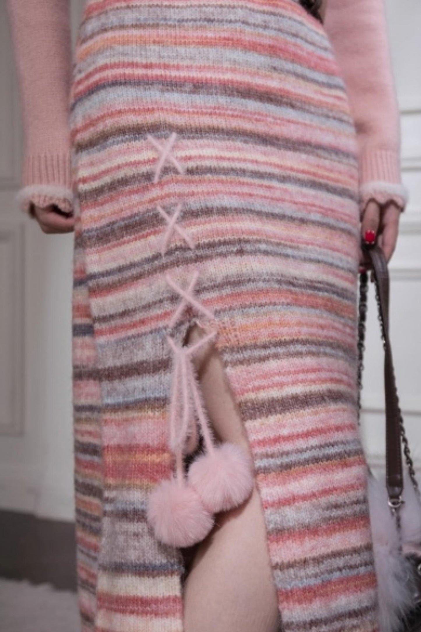 エモーショナルグラデーションボーダードレス