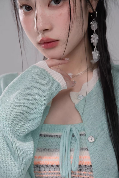 ココナッツブリーズカーディガン+チューブトップ