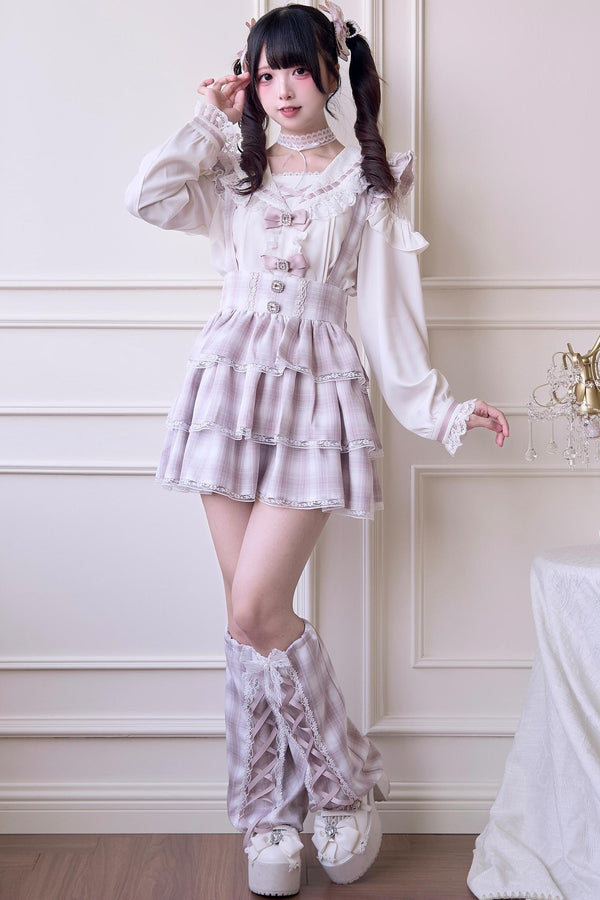 サブカル地雷ビブスカートセットアップ