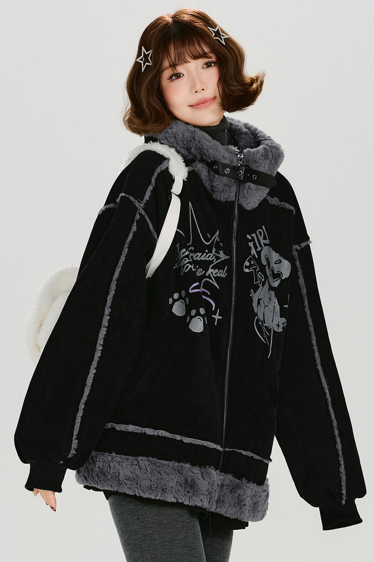 ダークデザインルーズジャケット