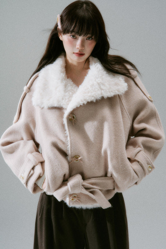 Romance Fur Collar Coat