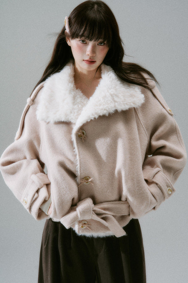Romance Fur Collar Coat