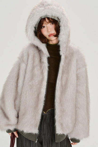 アメリカンレトロフーデッドジャケット