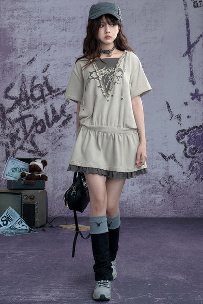 Girly Punk Sweatdress