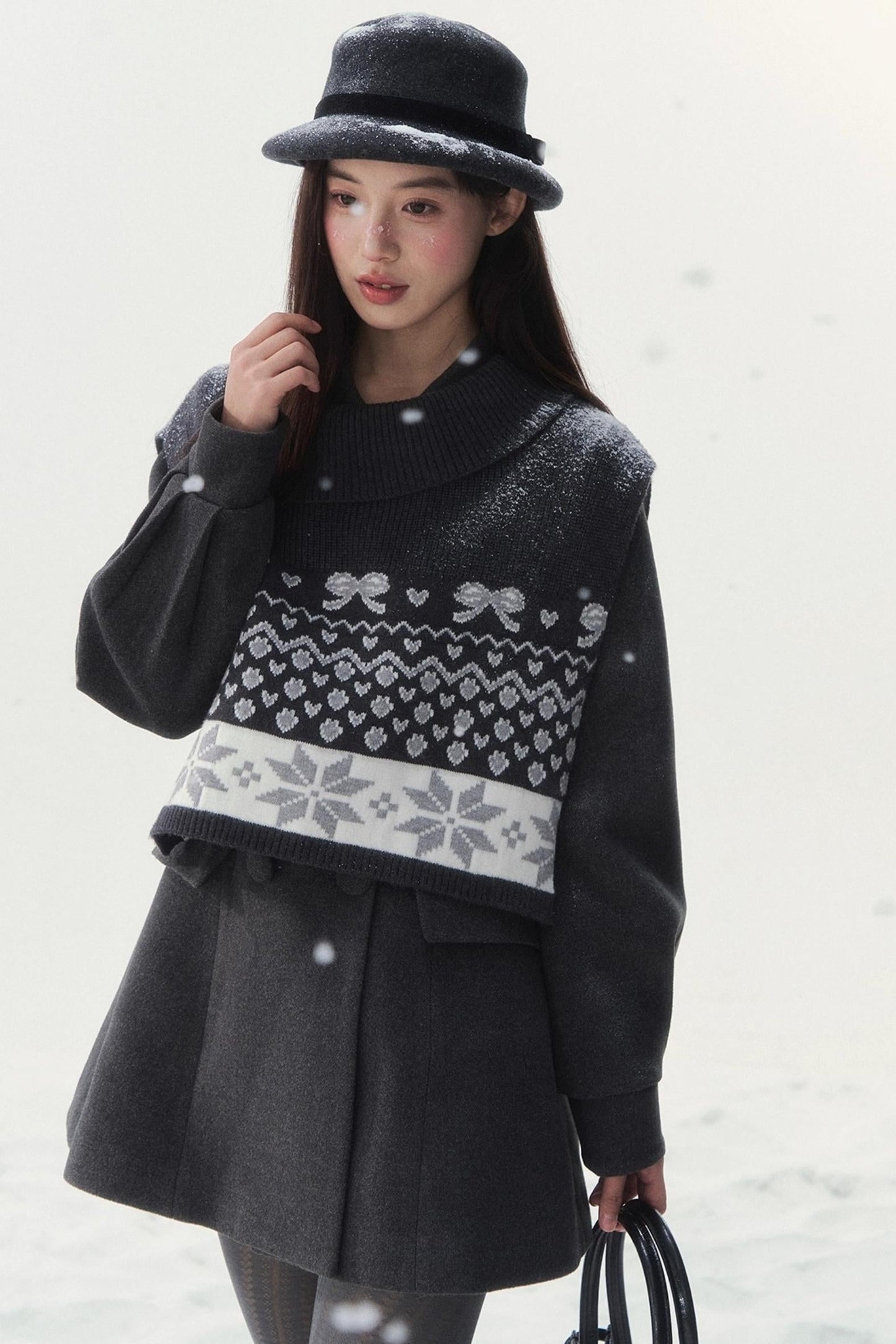 スイートダブルブレスコート+ショールセーター