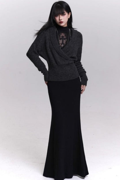 ダークゴシックブラックドレス