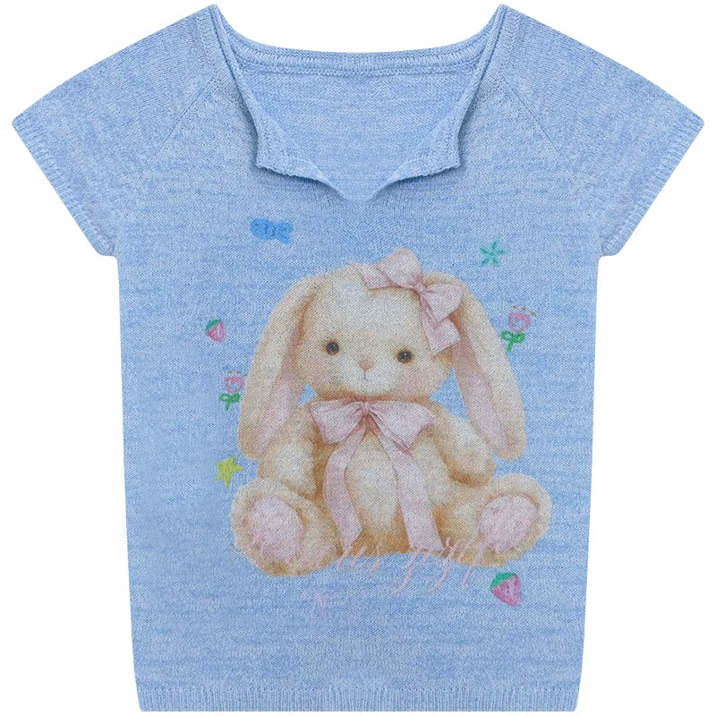 Sweet Rabbit Knit Top