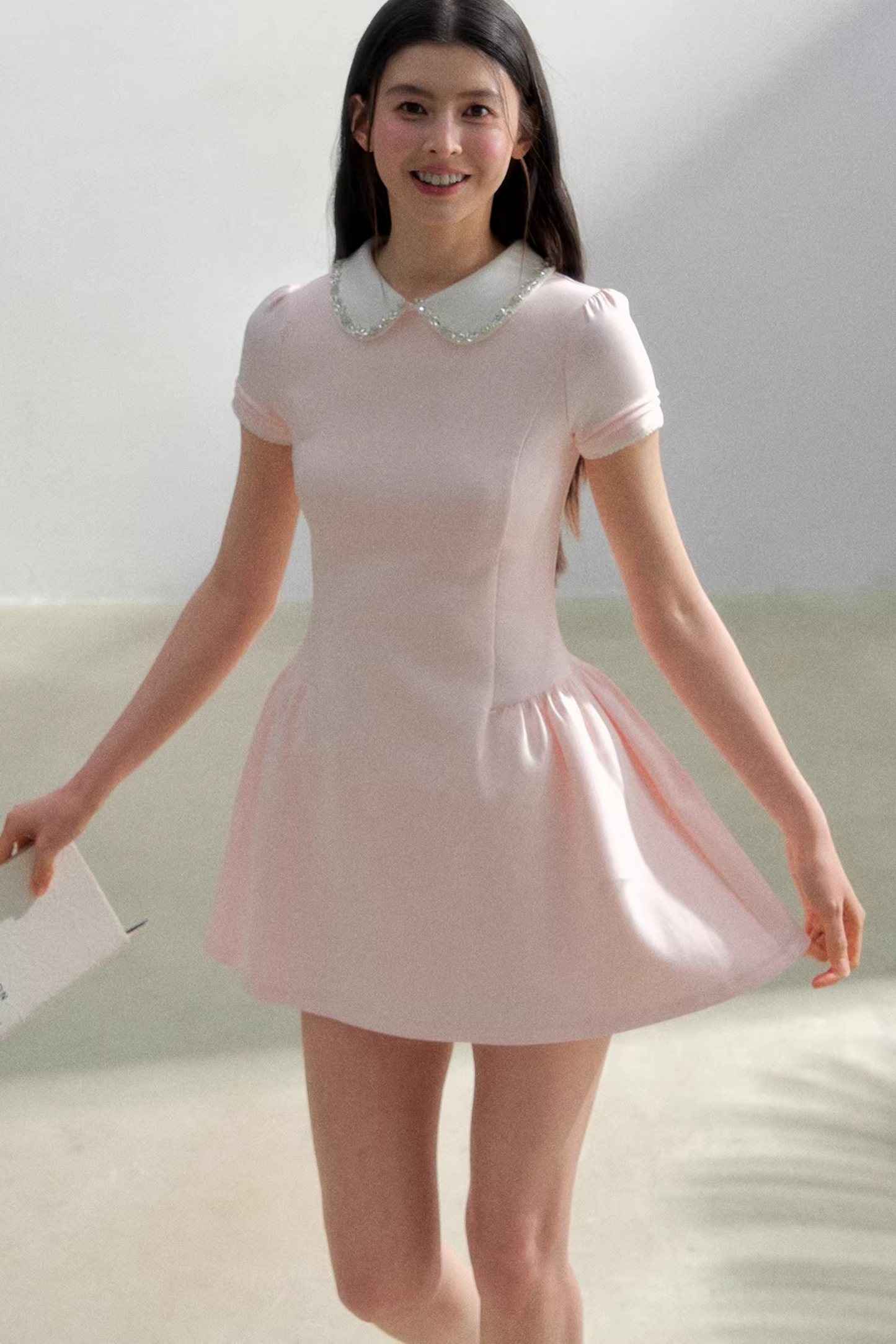 Retro Rhinestone Princess Dress