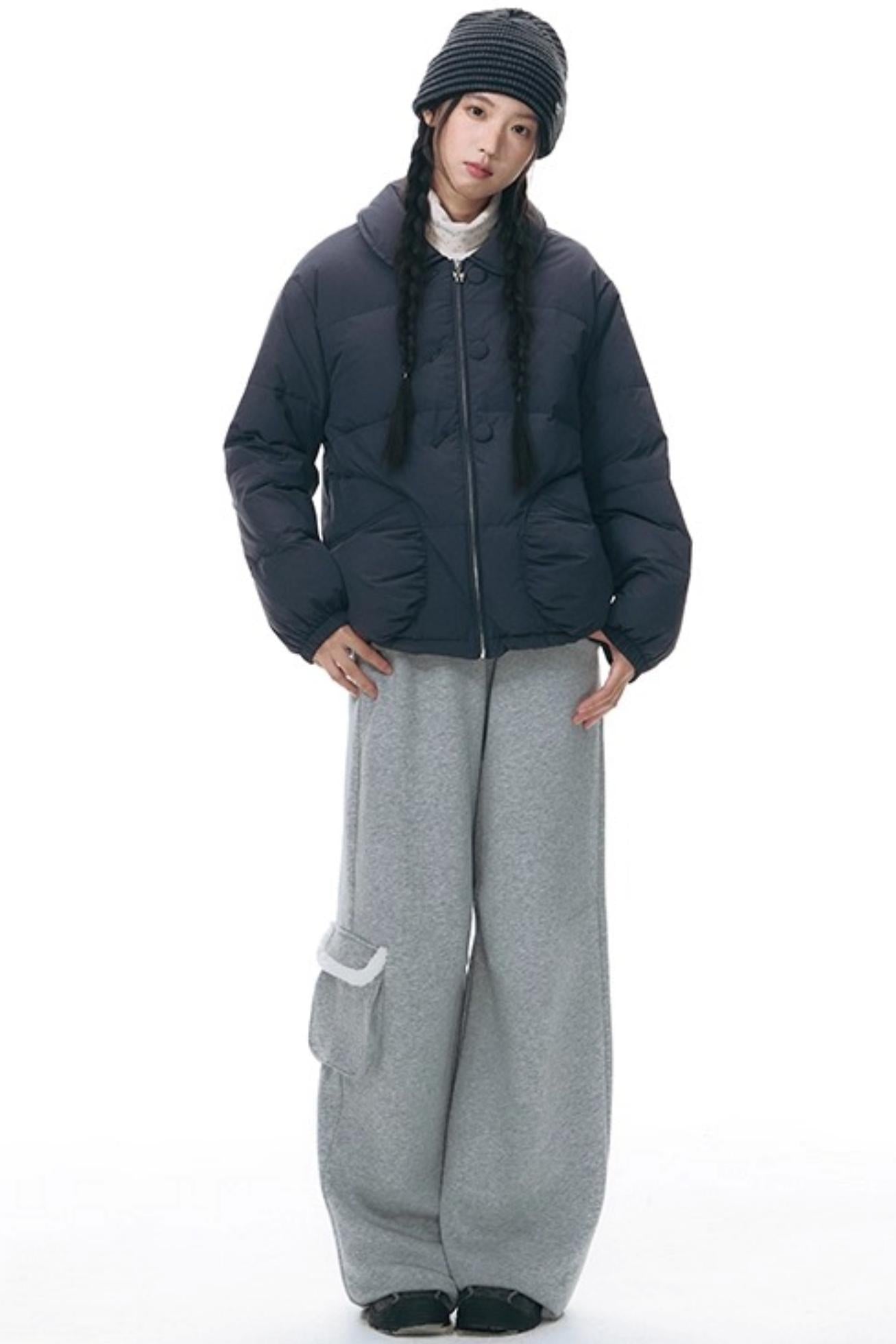 カジュアルワイドレッグパンツ