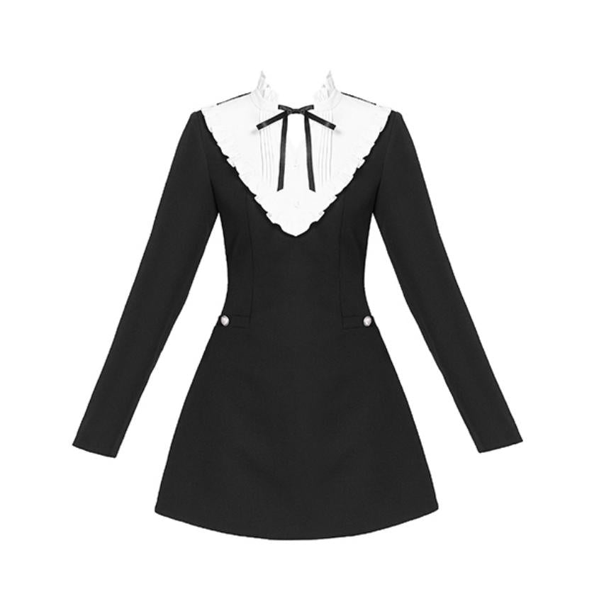 シックモードドレス+ファーケープ　