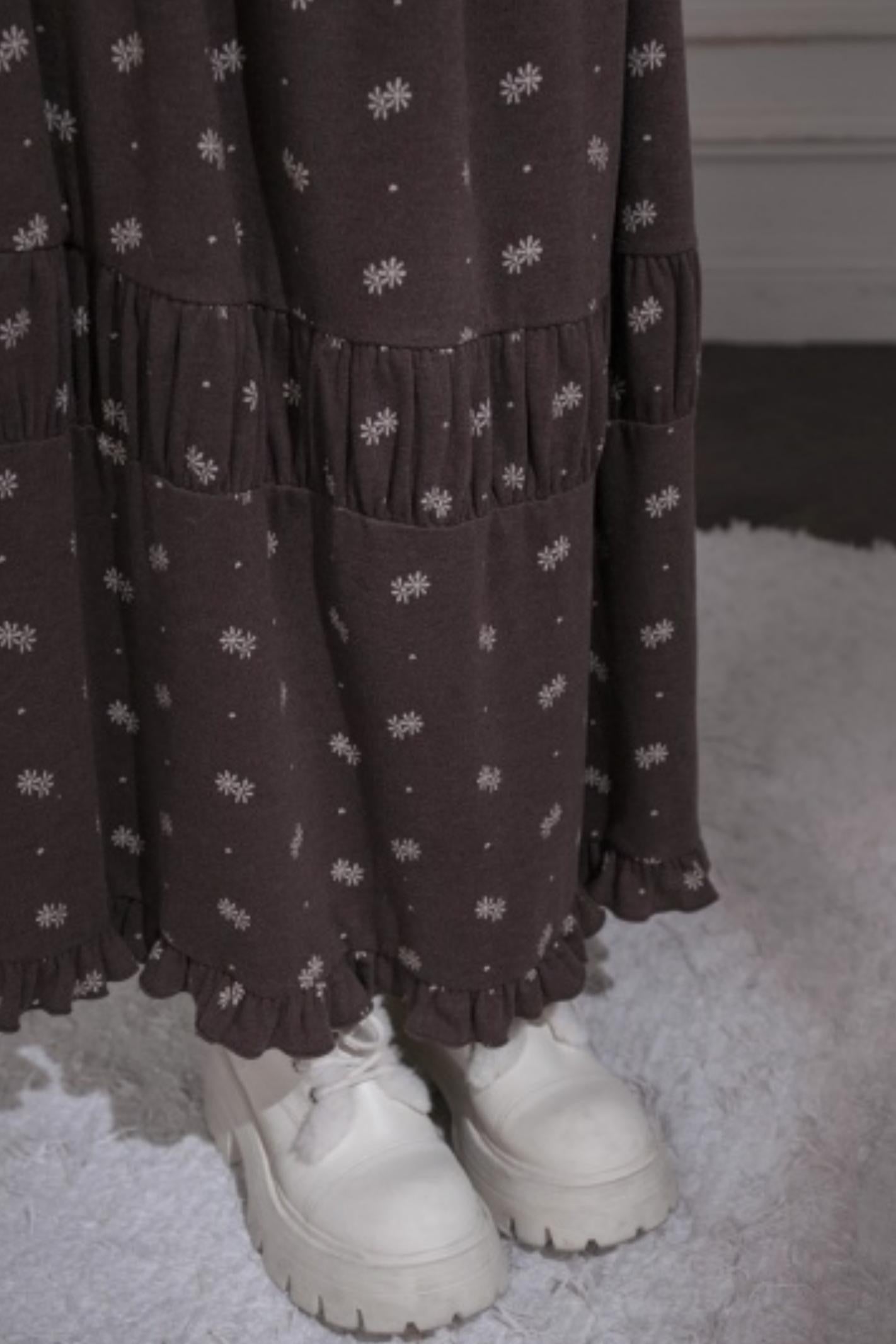 スノーフレークロングドレス
