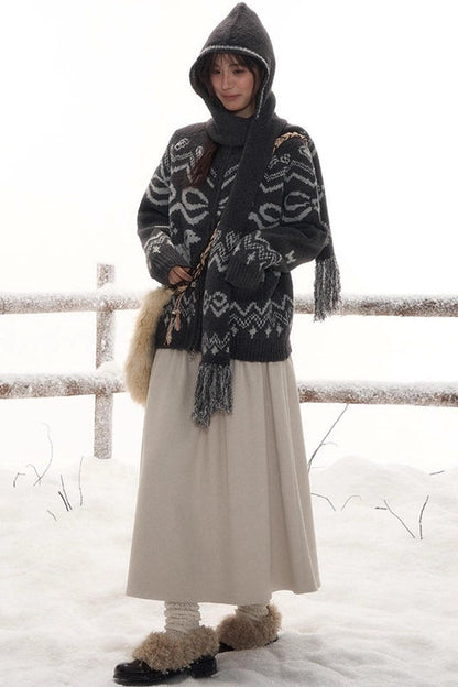 Retro Sherlin Middle Skirt