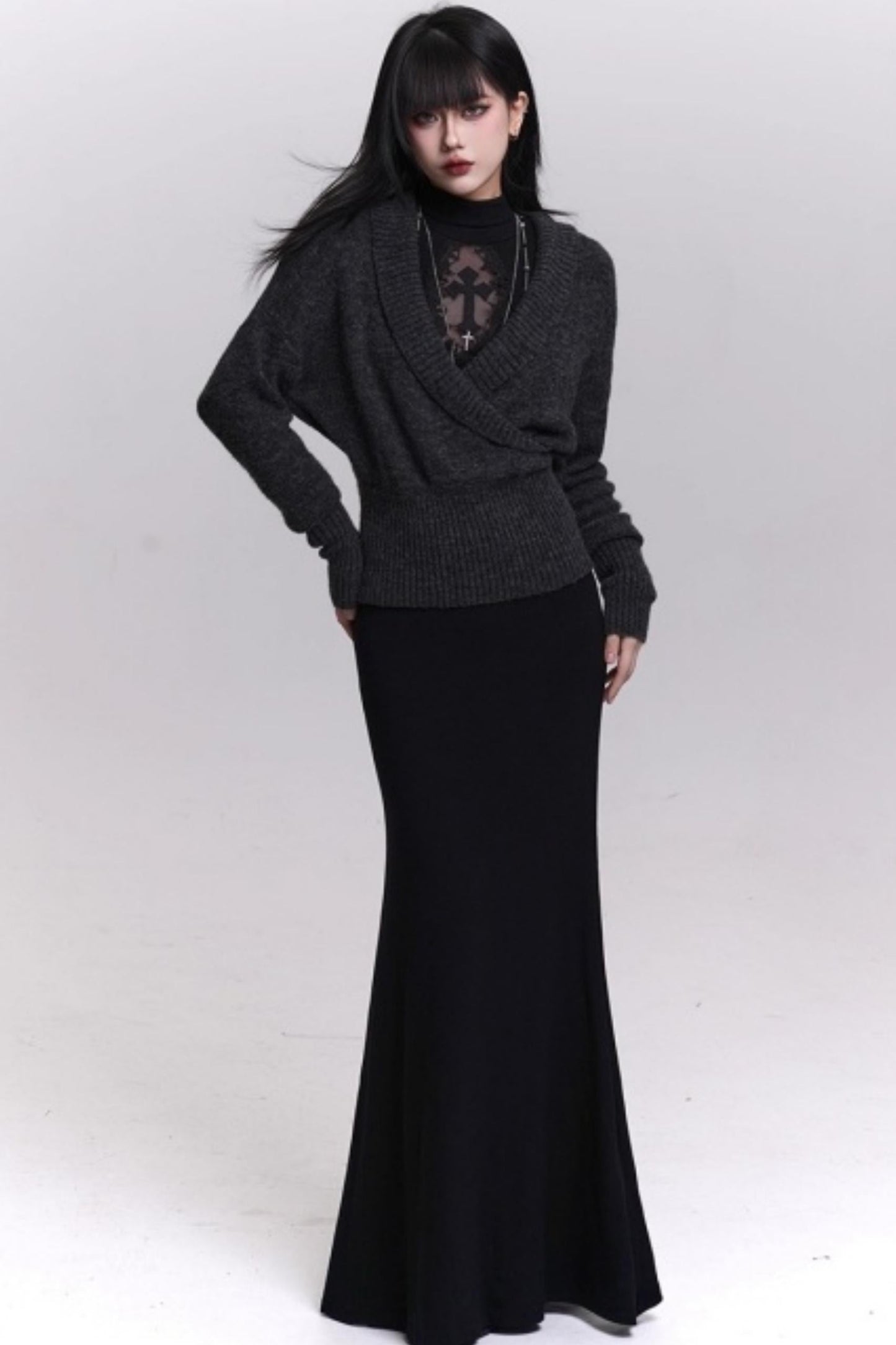 ダークゴシックブラックドレス