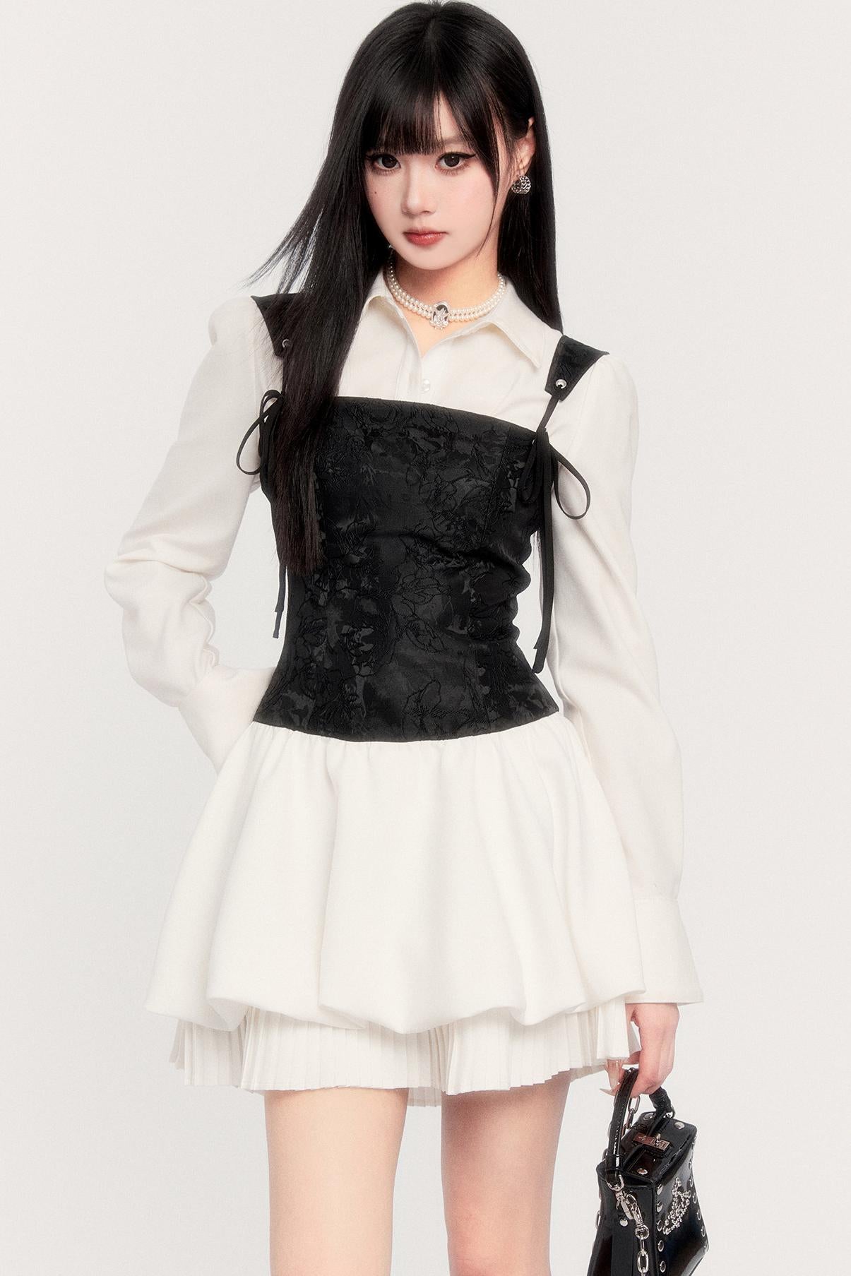 ムーンライトオーバーチュアプリーツドレス