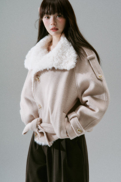 Romance Fur Collar Coat