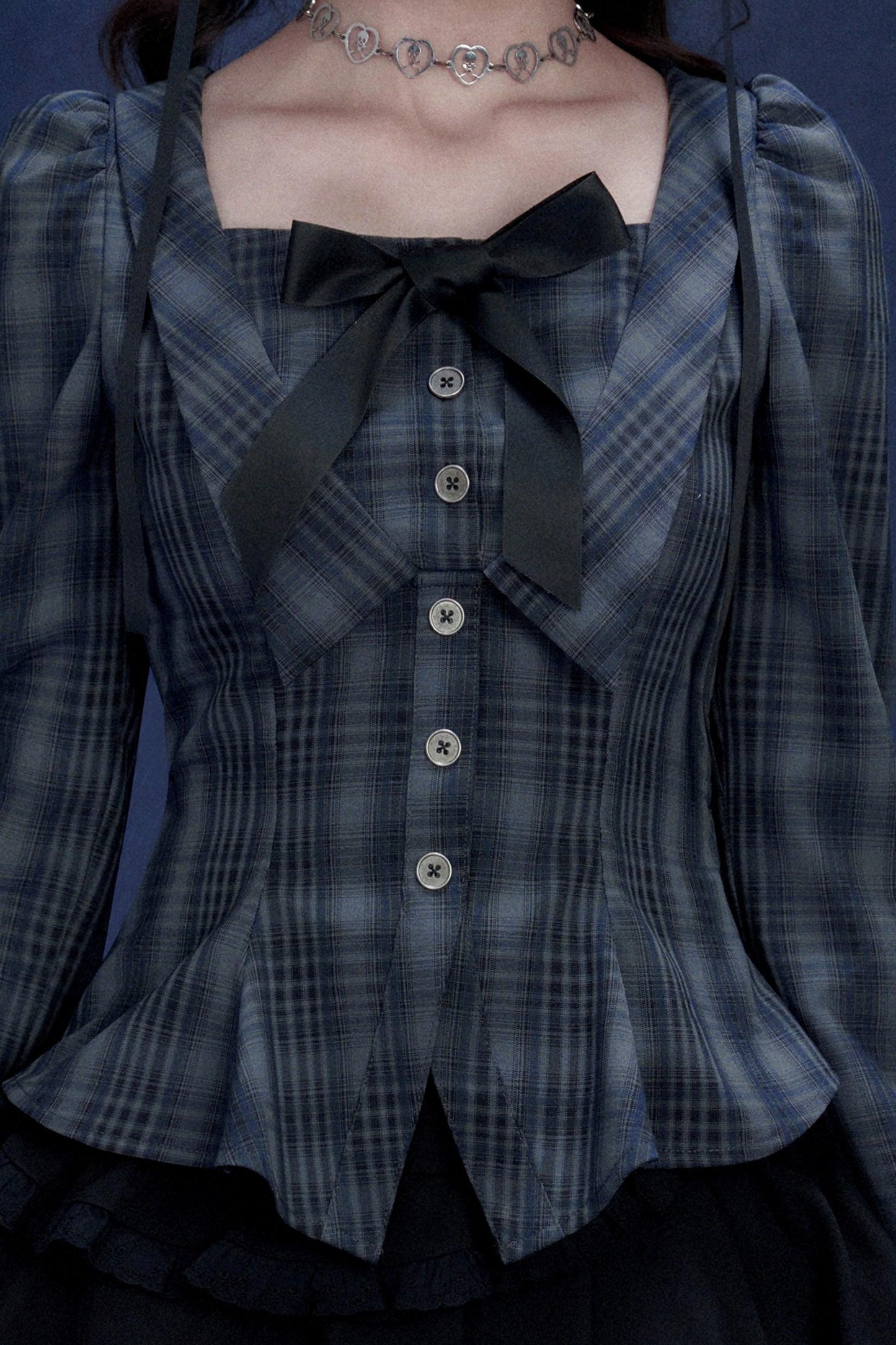 Retro Palace Long Sleeve Blouse