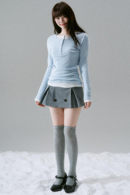 Button design slim top