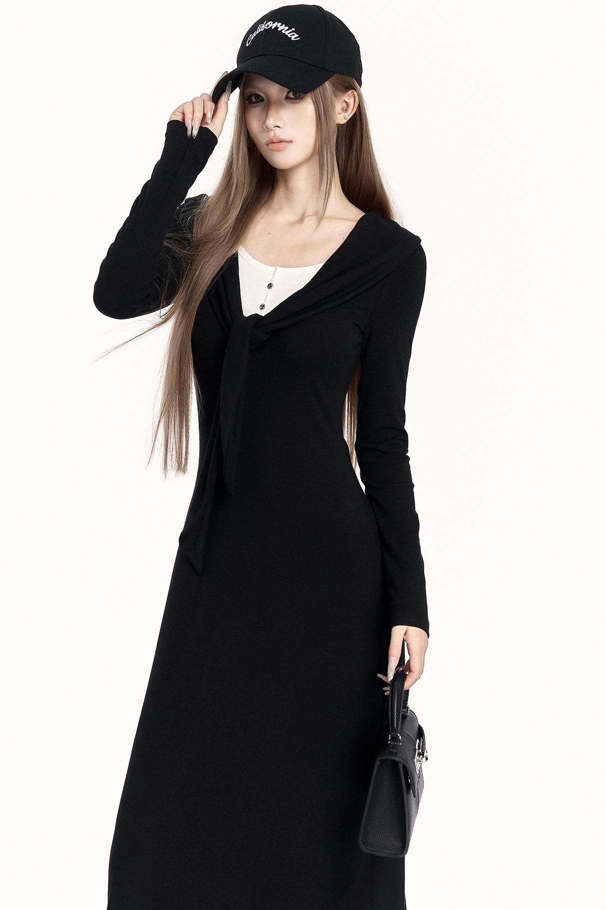 Relaxed Knit Midi Dress