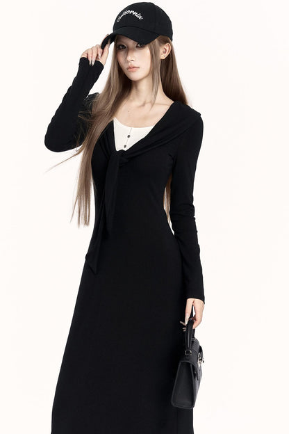 Relaxed Knit Midi Dress