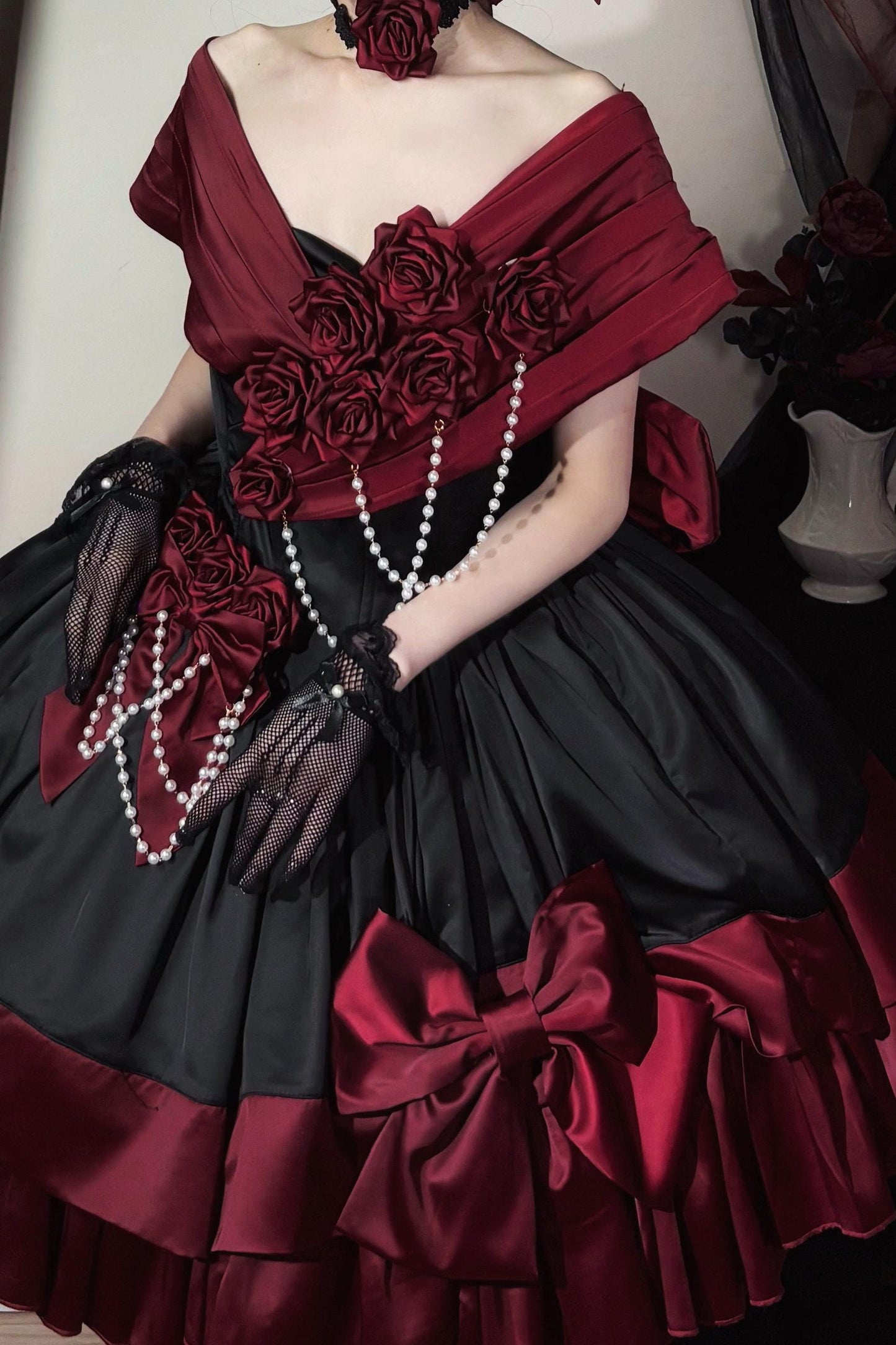Rosenprinzessin-Lolita-Kleid