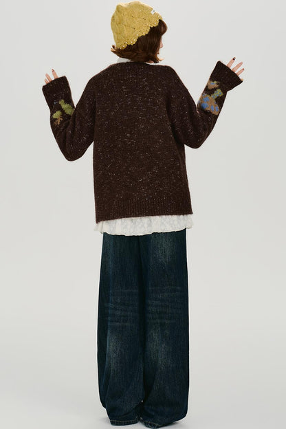 レトロアニマルセーター