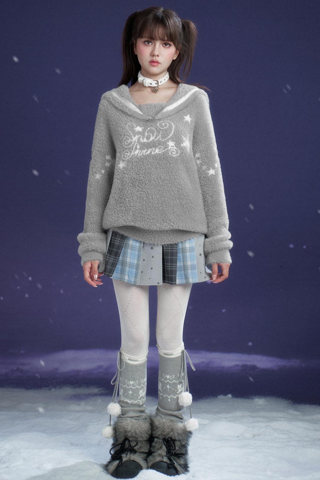 Pure White Fur Choker