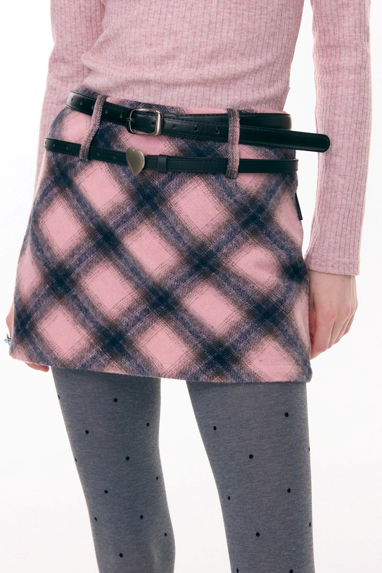 Misty Y2K Plaid Skirt