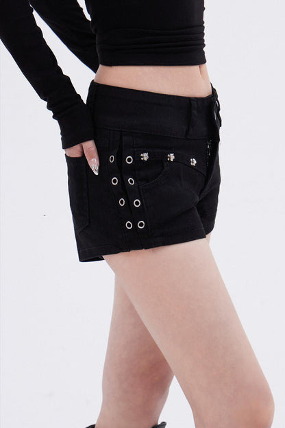 Spicy Low Waist Denim Shorts