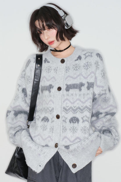 Fairy Irill Jacquard Cardigan