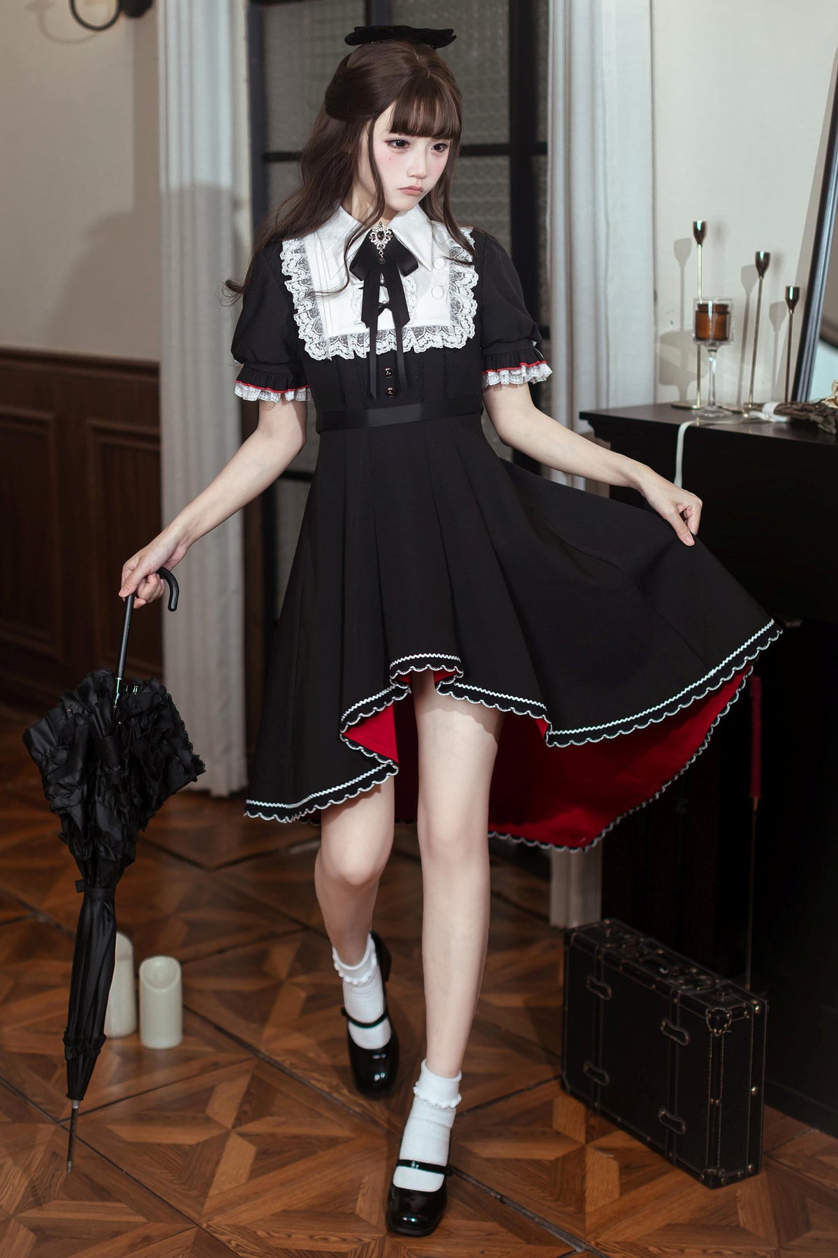 vampire princess dress Classical + Accessories – Belchic chilling touch to her Color:Blueberry Historic Color Combos: Red 15/07/24