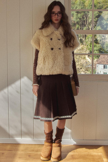 Retro Sweet Fur Half Jacket