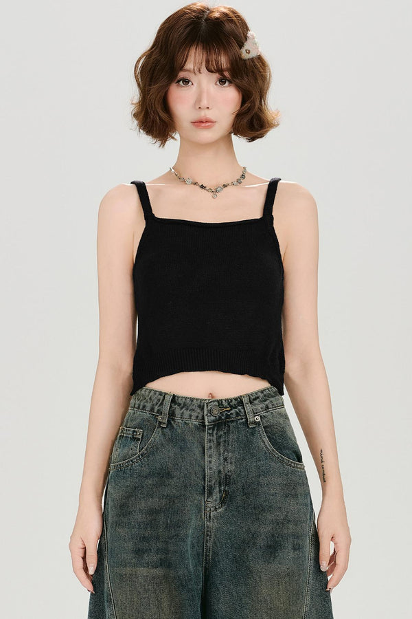 レトロプリンテッドニットカーディガンセットアップ