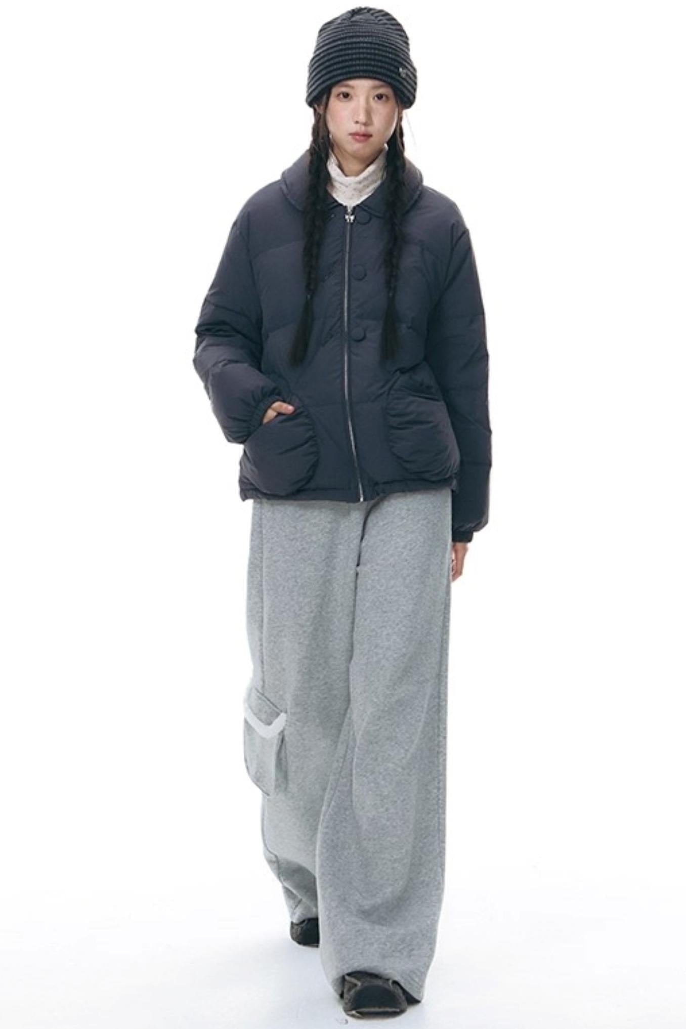 カジュアルワイドレッグパンツ