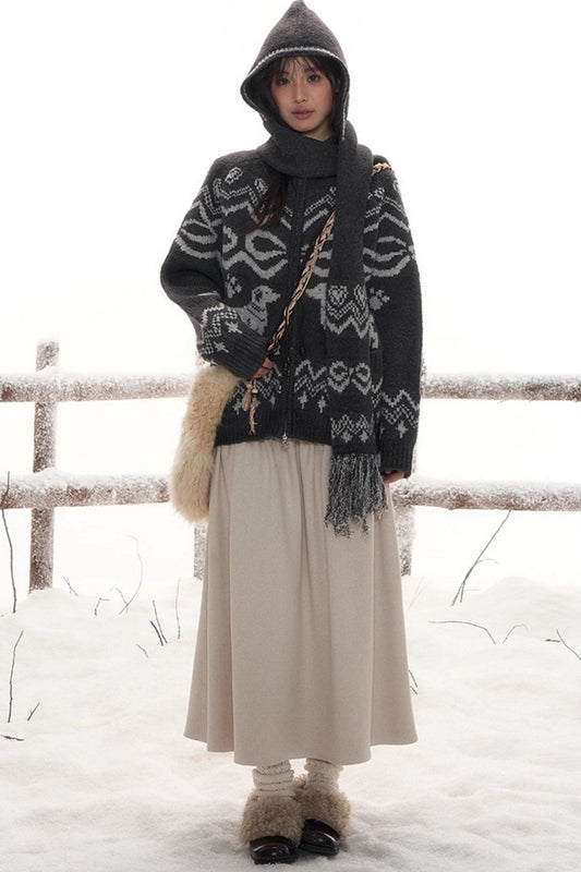 Retro Sherlin Middle Skirt