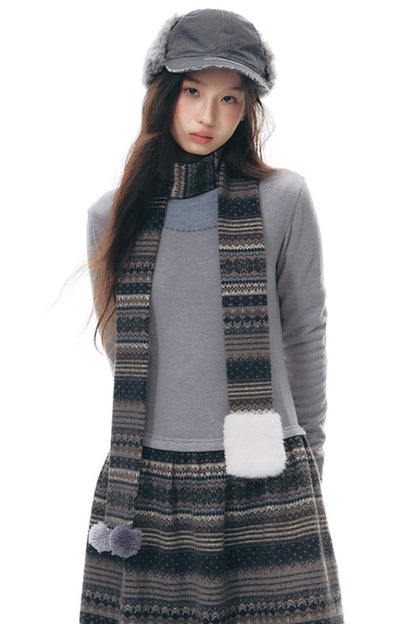 Island Slim Dress + Scarf