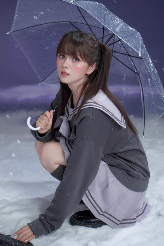 スイートレイパープルセーラードレス