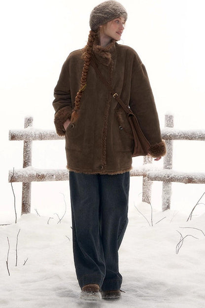 Osh wide-leg denim pants