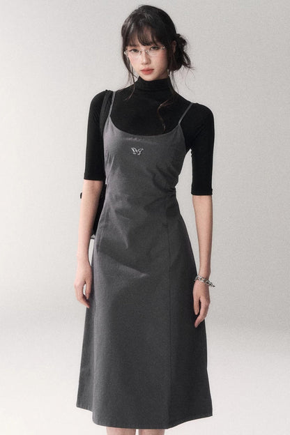 Retro Pure Cotton A-Line Dress
