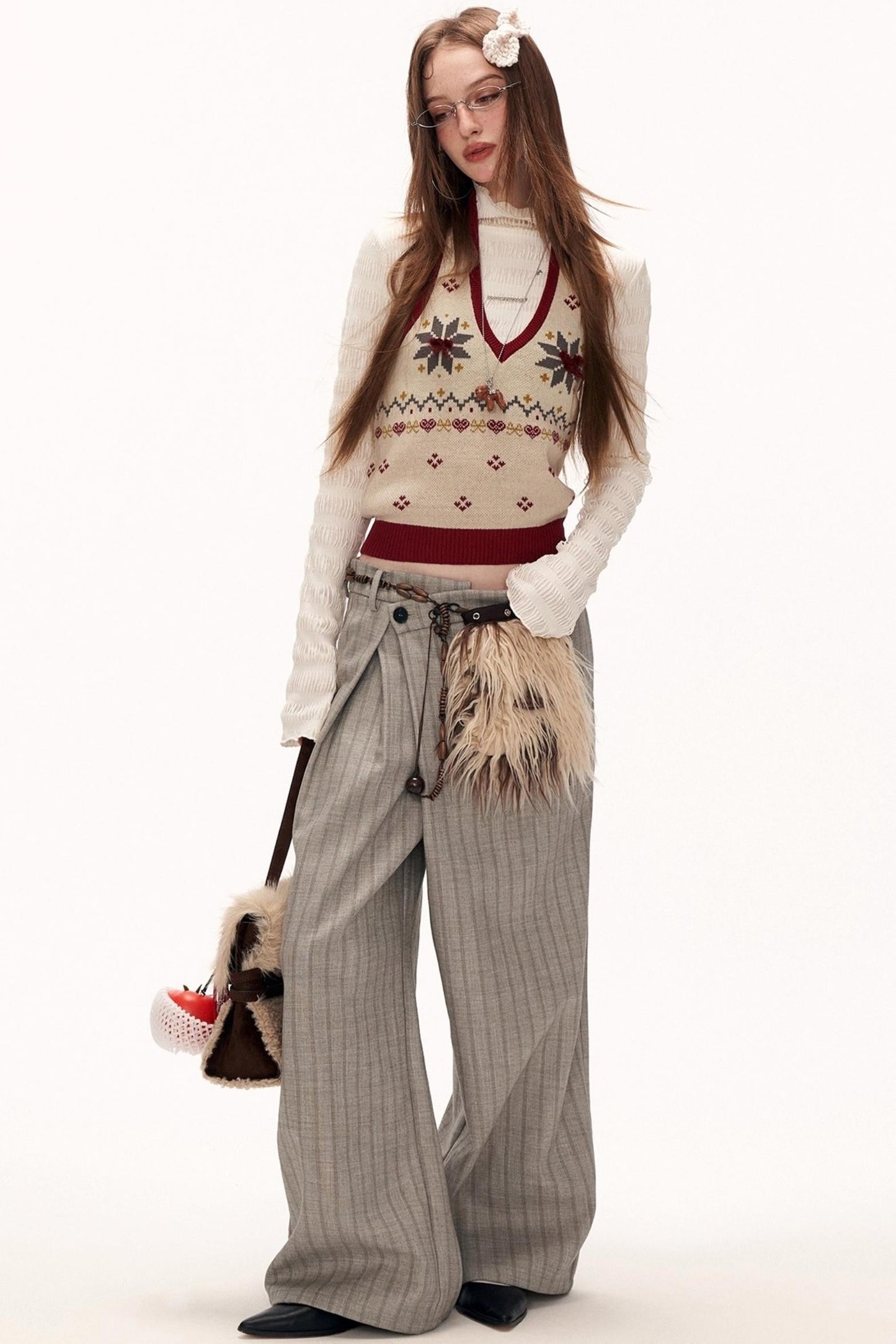 フェアアイルニットベスト