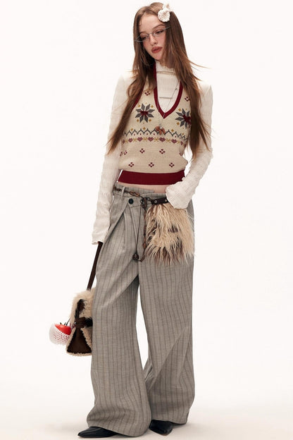 フェアアイルニットベスト