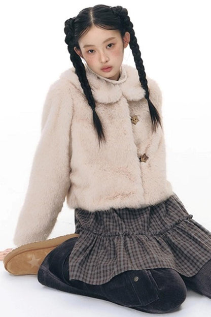 ドールカラーフォックスファーコート