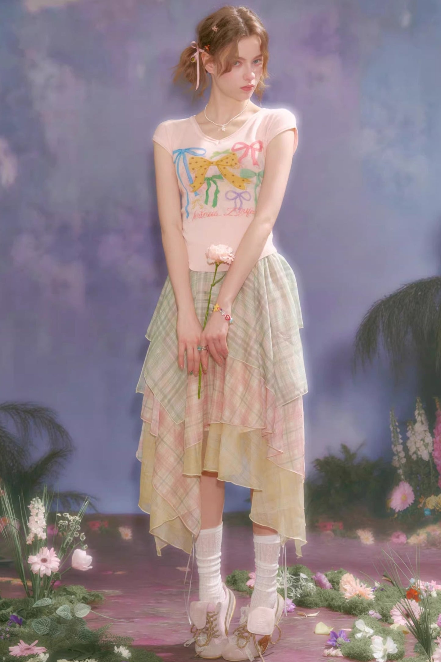 チェリーブロッサムシフォンスカート