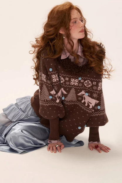 Fair Isle Crew Neck Sweater